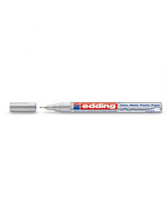 MARCADOR PERMANENTE 0.8MM 780 PLATA EDDING 780-54