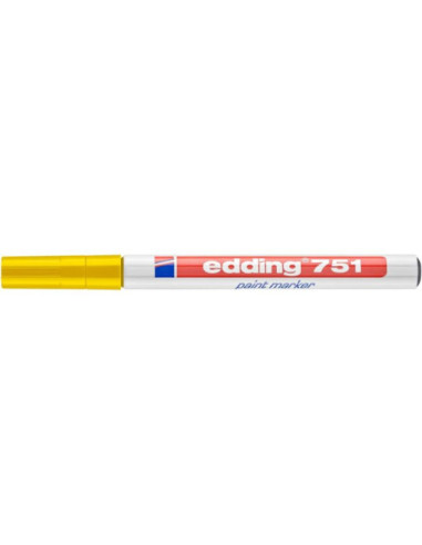 MARCADOR PERMANENTE 1-2MM 751 AMARILLO EDDING...