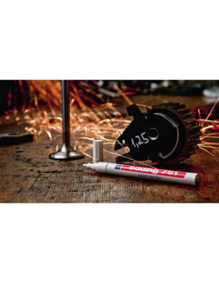 MARCADOR PERMANENTE 1-2MM 751 AMARILLO EDDING 751-05