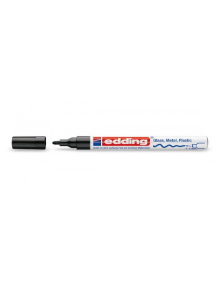 MARCADOR PERMANENTE 1-2MM 751 NEGRO EDDING 751-01