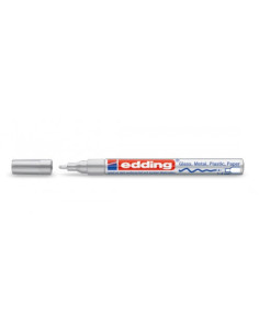MARCADOR PERMANENTE 1-2MM 751 PLATA EDDING 751-54