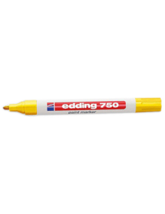 MARCADOR PERMANENTE 2-4MM 750 AMARILLO EDDING 750-5