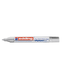MARCADOR PERMANENTE 2-4MM 750 PLATA EDDING 750-54