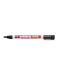MARCADOR PERMANENTE BOLSILLO PUNTA REDONDA NEGRO EDDING 400-01