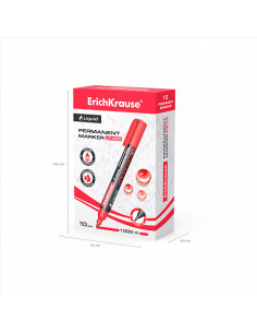 MARCADOR PERMANENTE CON TINTA LÍQUIDA LP-600 TINTA COLOR ROJO ERICH KRAUSE 48771 2