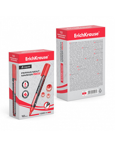 MARCADOR PERMANENTE CON TINTA LÍQUIDA LP-600...