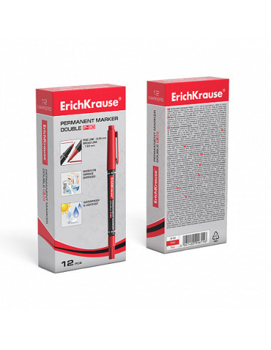 MARCADOR PERMANENTE DOBLE PUNTA DOUBLE P-80,...