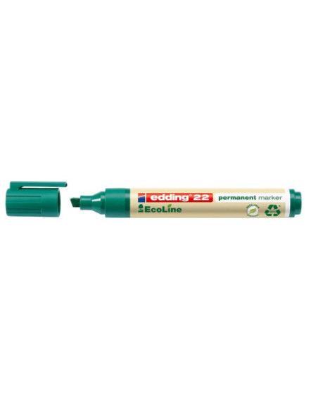 MARCADOR PERMANENTE EDDING ECOLINE 22 COLOR VERDE EDDING 22-004