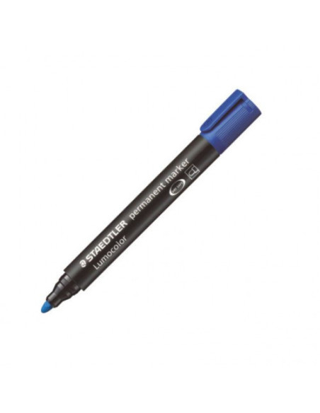 MARCADOR PERMANENTE LUMOCOLOR 352 TRAZO 2MM. AZUL STAEDTLER 352-3