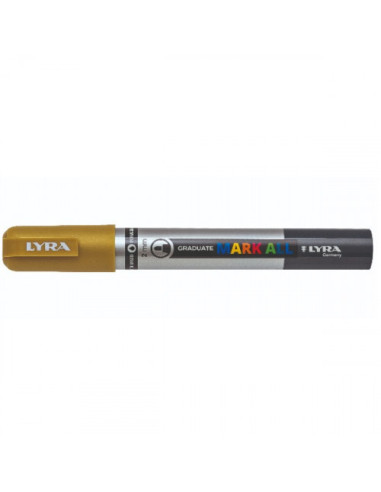 MARCADOR PERMANENTE MARK ALL ORO 2 MM LYRA GROOVE L6820250