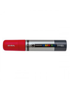 MARCADOR PERMANENTE MARK ALL ROJO 15 MM LYRA GROOVE L6840018