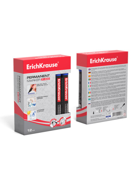 MARCADOR PERMANENTE P-400, COLOR: AZUL ERICH KRAUSE 30987