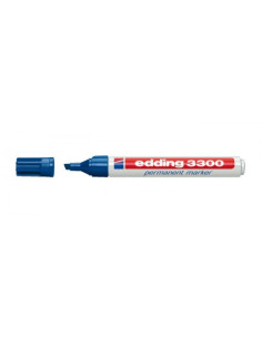 MARCADOR PERMANENTE PUNTA BISELADA 1-5MM 3300 AZUL EDDING 3300-03