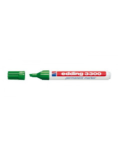 MARCADOR PERMANENTE PUNTA BISELADA 1-5MM 3300 VERDE EDDING 3300-04