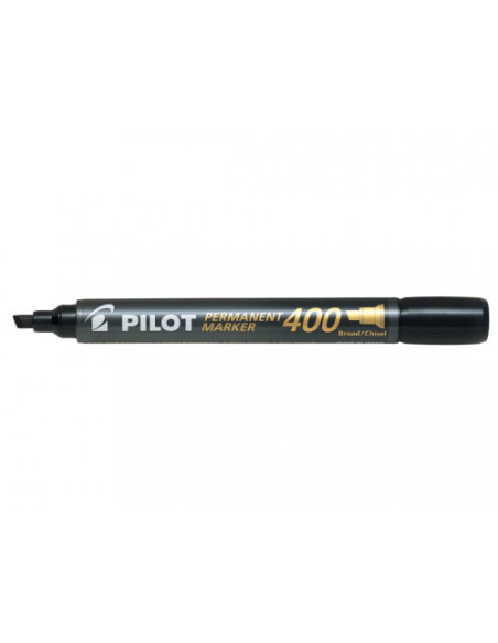 MARCADOR PERMANENTE PUNTA BISELADA SCA-400 NEGRO PILOT SCA-400-B