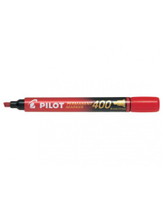 MARCADOR PERMANENTE PUNTA BISELADA SCA-400 ROJO PILOT SCA-400-R