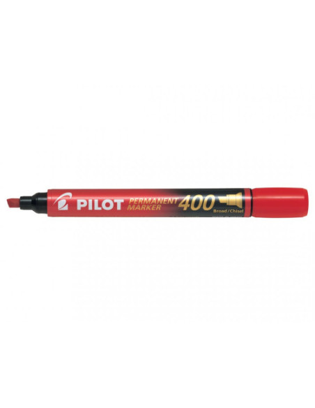 MARCADOR PERMANENTE PUNTA BISELADA SCA-400 ROJO PILOT SCA-400-R