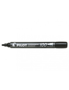 MARCADOR PERMANENTE PUNTA CONICA SCA-100 NEGRO PILOT SCA-100-B