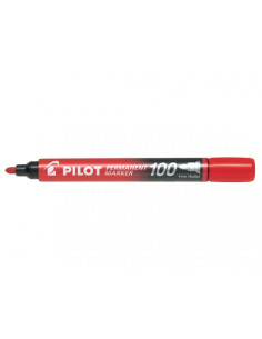 MARCADOR PERMANENTE PUNTA CONICA SCA-100 ROJO PILOT SCA-100-R