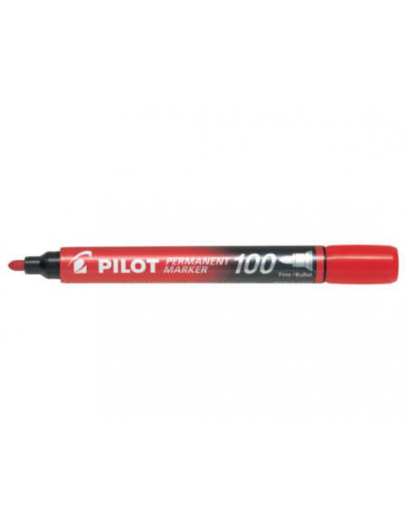 MARCADOR PERMANENTE PUNTA CONICA SCA-100 ROJO PILOT SCA-100-R