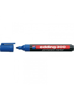 MARCADOR PERMANENTE PUNTA REDONDA 1.5-3MM 300 AZUL EDDING 300-03