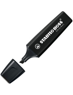 MARCADOR STABILO BOSS ORIGINAL NATURECOLORS - NEGRO STABILO 70/46