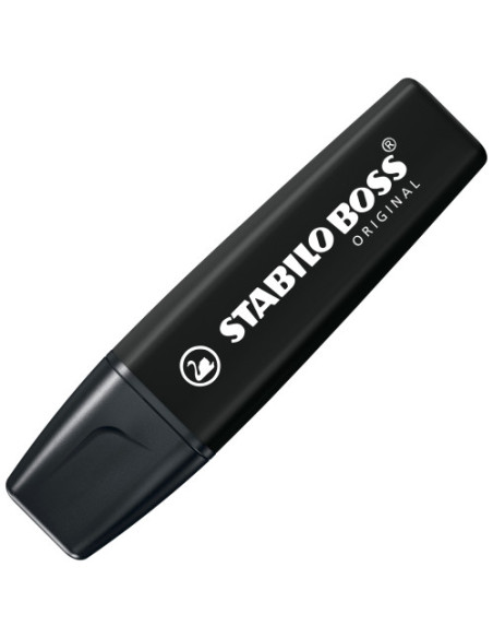 MARCADOR STABILO BOSS ORIGINAL NATURECOLORS - NEGRO STABILO 70/46