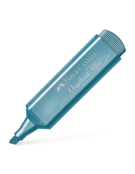 MARCADOR TEXTLINER "METÁLICO" COLOR: AZUL FABER CASTELL 154647