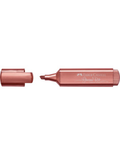 MARCADOR TEXTLINER "METÁLICO" COLOR: ROJO FABER CASTELL 154673 2