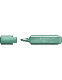 MARCADOR TEXTLINER "METÁLICO" COLOR: VERDE FABER CASTELL 154639 2