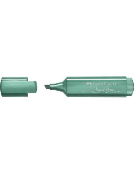 MARCADOR TEXTLINER "METÁLICO" COLOR: VERDE FABER CASTELL 154639