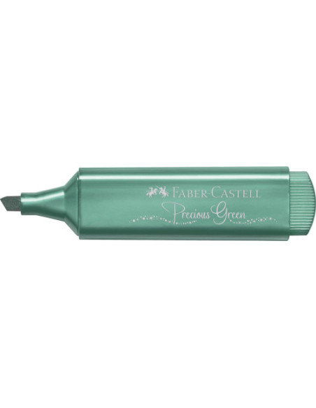 MARCADOR TEXTLINER "METÁLICO" COLOR: VERDE FABER CASTELL 154639