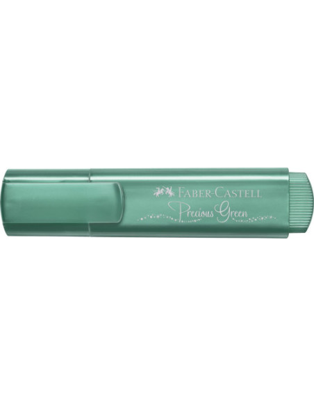 MARCADOR TEXTLINER "METÁLICO" COLOR: VERDE FABER CASTELL 154639