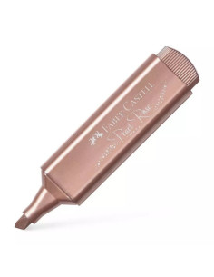 MARCADOR TEXTLINER "METÁLICO". COLOR: ORO ROSA. FABER CASTELL 154626 2