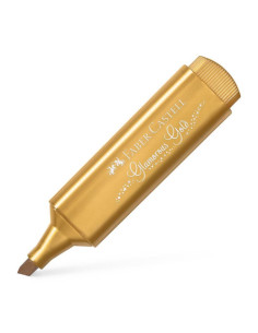 MARCADOR TEXTLINER "METÁLICO". COLOR: ORO. FABER CASTELL 154650
