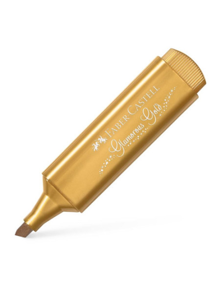 MARCADOR TEXTLINER "METÁLICO". COLOR: ORO. FABER CASTELL 154650
