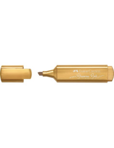 MARCADOR TEXTLINER "METÁLICO". COLOR: ORO. FABER CASTELL 154650 2