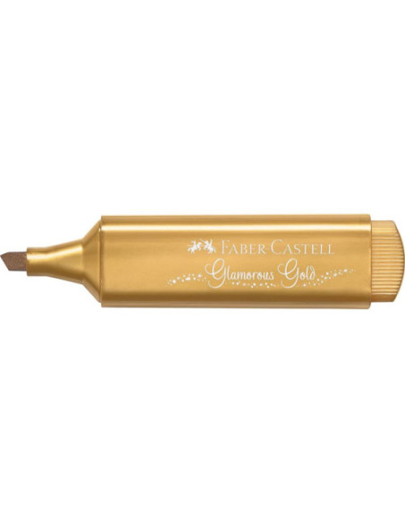 MARCADOR TEXTLINER "METÁLICO". COLOR: ORO. FABER CASTELL 154650