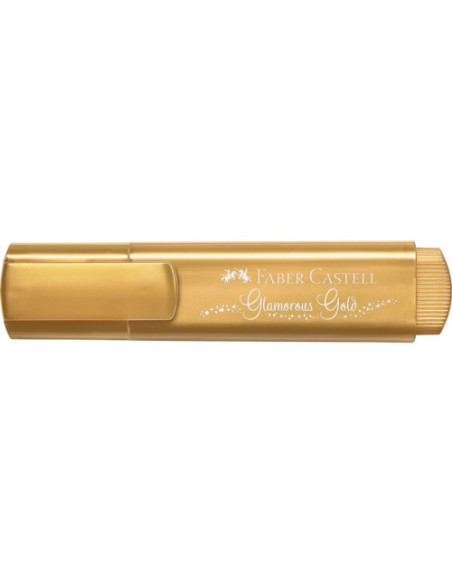 MARCADOR TEXTLINER "METÁLICO". COLOR: ORO. FABER CASTELL 154650
