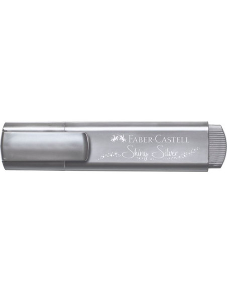 MARCADOR TEXTLINER "METÁLICO". COLOR: PLATA. FABER CASTELL 154661