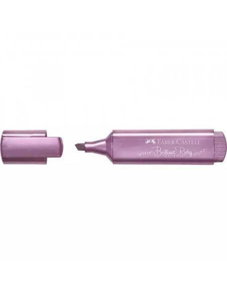 MARCADOR TEXTLINER "METÁLICO". COLORES: RUBÍ. FABER CASTELL 154691