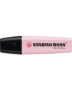 MARCADOR.FLUORESCENTE BOSS TRAZO 2/5MM. ROSA PASTEL STABILO 70/129 2