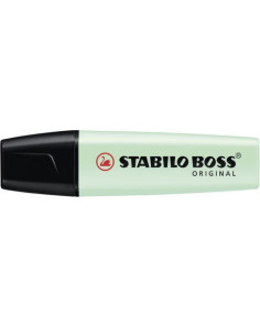 MARCADOR.FLUORESCENTE BOSS TRAZO 2/5MM. VERDE PASTEL STABILO 70/116 2