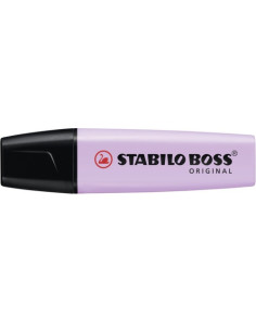 MARCADOR.FLUORESCENTE BOSS TRAZO 2/5MM. VIOLETA PASTEL STABILO 70/155 2
