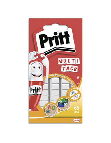 MASILLA ADHESIVA MULTI-TACK 65 PASTILLAS PRITT 1444966