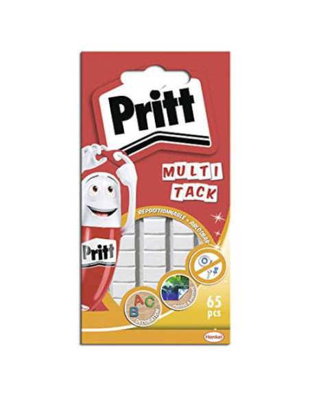 MASILLA ADHESIVA MULTI-TACK 65 PASTILLAS PRITT 1444966