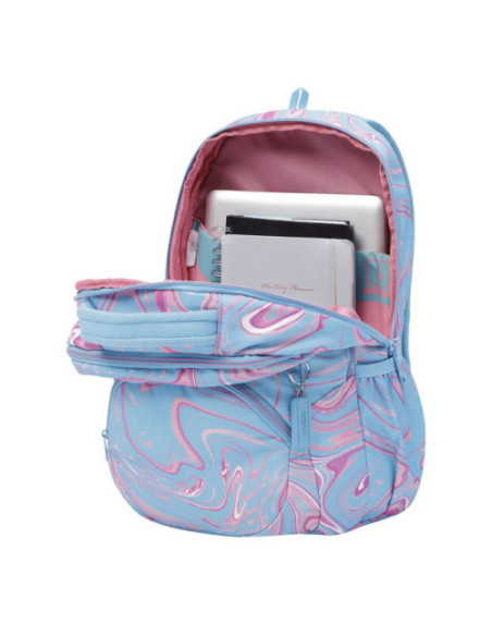 MOCHILA ECO-FRIENDLY ESTAMPADO VERDE Y ROSA - TRACER 4 TOTTO MA04TRC004-2210G-3JX