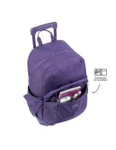 MOCHILA ESCOLAR CON RUEDAS COLOR AZUL MARINO - TRIK TOTTO MA03TKI003-23100-Z1V