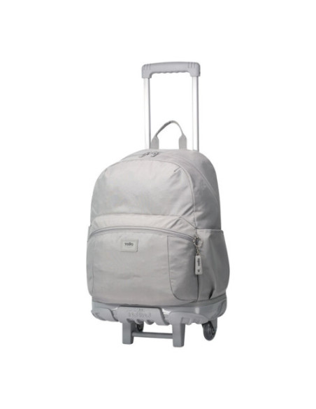 MOCHILA ESCOLAR CON RUEDAS COLOR GRIS - TRIK TOTTO MA03TKI003-23100-G78