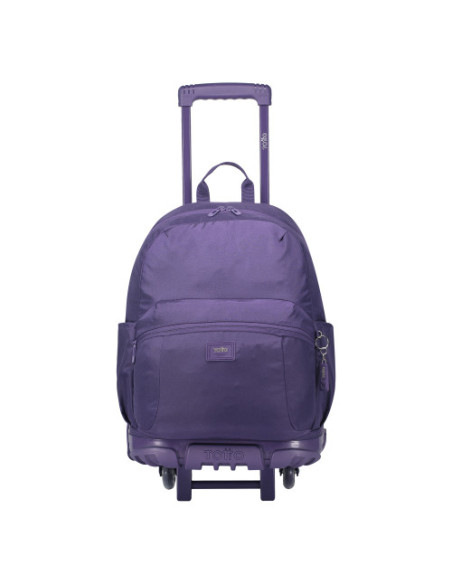 MOCHILA ESCOLAR CON RUEDAS COLOR MORADO - TRIK  TOTTO MA03TKI003-23100-M4R